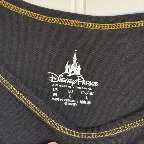 Disney Parks Embroidered Mickey Mouse Black Tank Top Women’s Size Medium - Picture 4 of 7